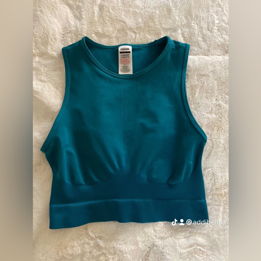 Gym shark seamless tank top